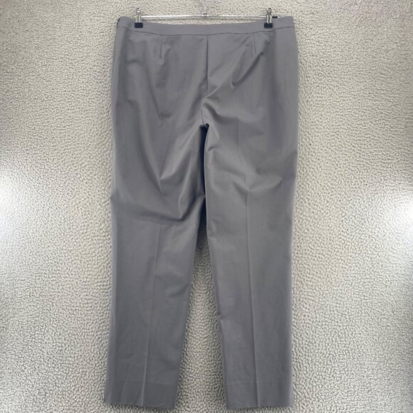 Lafayette 148 New York Pants Womens 16 Bleecker Gray Tapered Office Career NWT - Picture 3 of 12